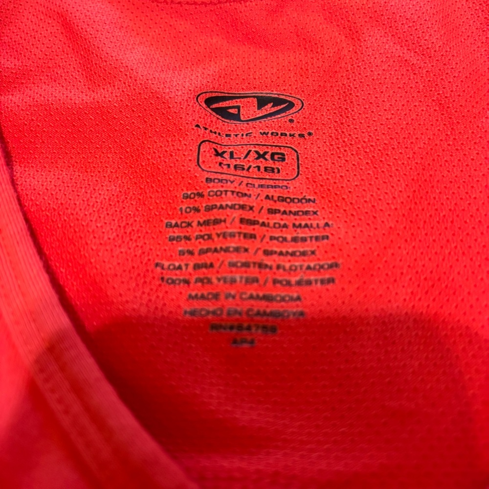 ⭐️Athletic Works Bright Orange Tank Top - Picture 6 of 10